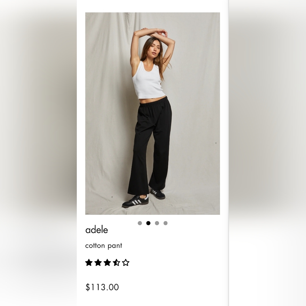 Pertectwhitetee Adele Cotton Pants - image 1